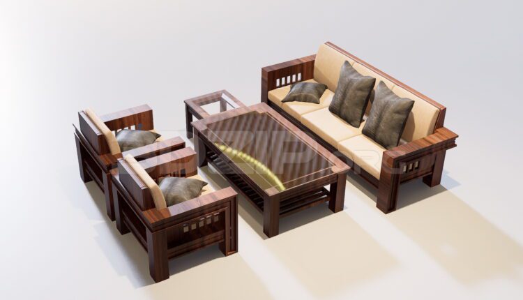 11237. 3D Model of Sofa Truong Ky For Download