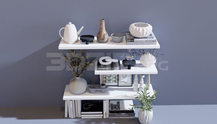 11262. Free 3D Decorative Set Model Download