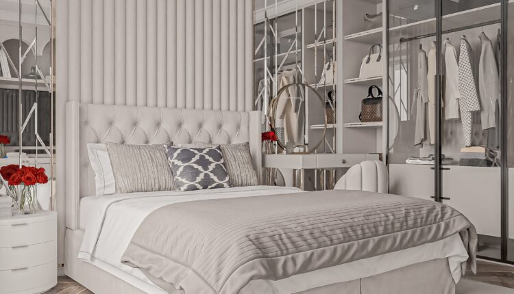 13232. Download Free 3D Neoclassical Bedroom Interior Model By Luu Dao Tu