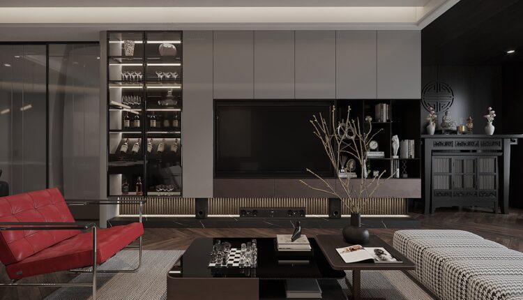 13238. 3D Living Room Interior Model Download by Tuan Anh Doan