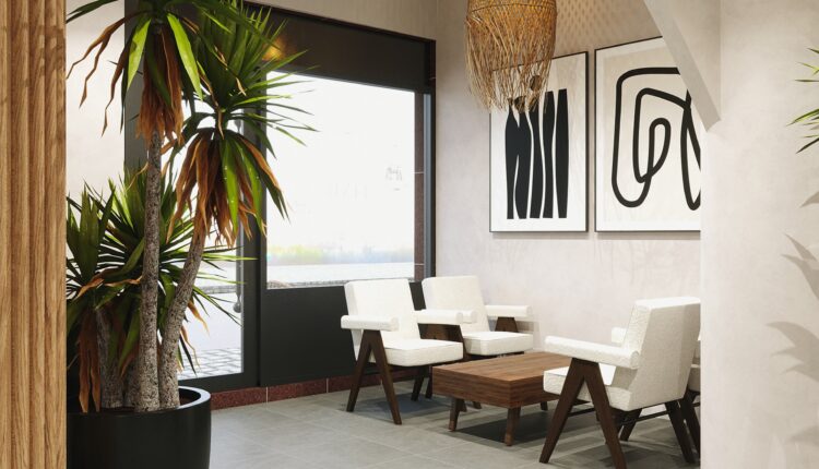 13239. Free 3D Coffee Room Interior Model Download by Mai Thu Giang
