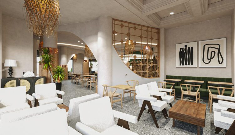 13239. Free 3D Coffee Room Interior Model Download by Mai Thu Giang