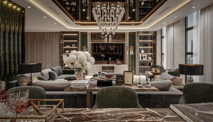 13247. 3D Living Room Interior Model Download by Mai Thanh Luan