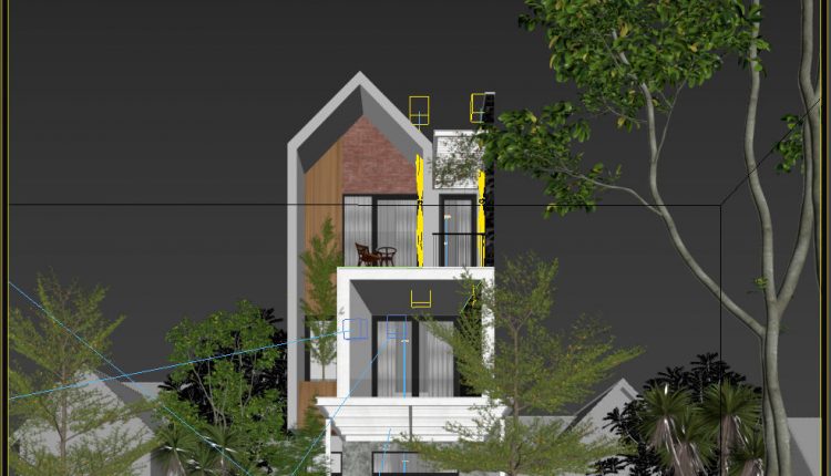 13254. 3D House Exterior Model Download By Nguyen Ba Nam (1)