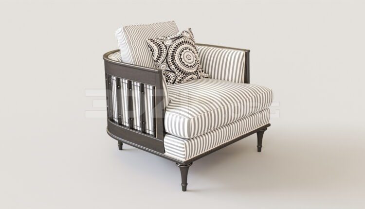 4829. Free 3D Armchair Model Download
