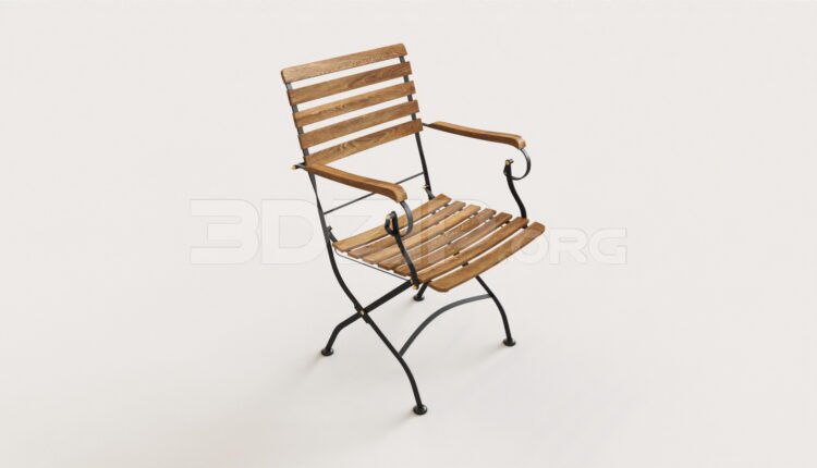 4954. Free 3D Armchair Model Download