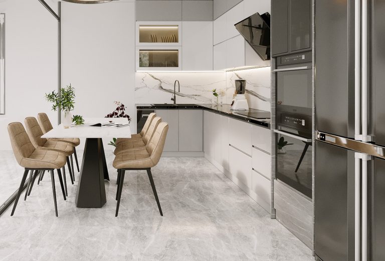 11272. Free 3D Kitchen And Dining Room Interior Model Download