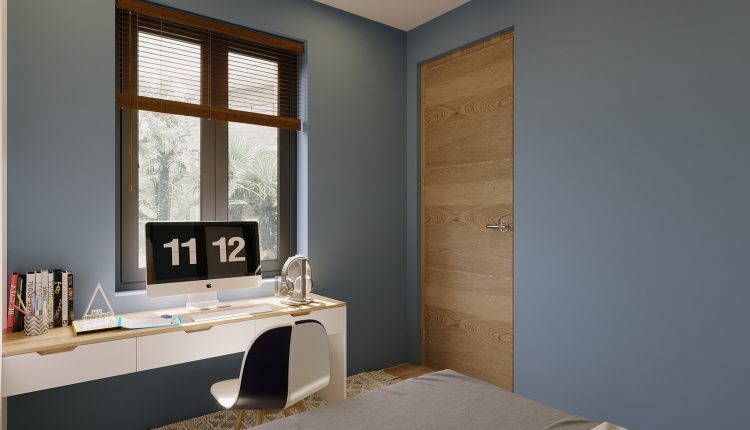 11275. Free 3D Boy Bedroom Interior Model Download