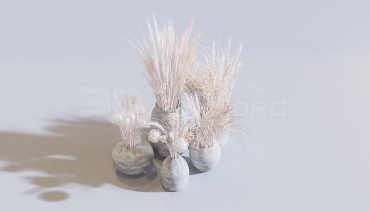 11284. Free 3D Decorative Set Model Download