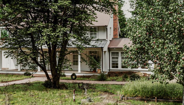 13265. 3D American Country House Exterior Model Download By Nguyen Thien Khai