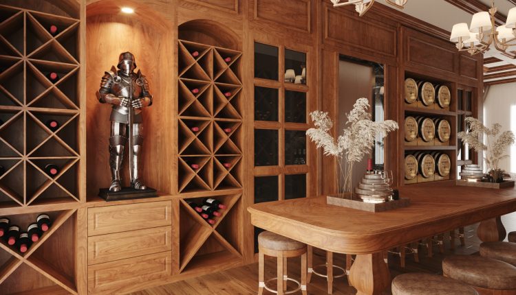 13276. Download Free 3D Wine Cellars Model by Khoa NQ