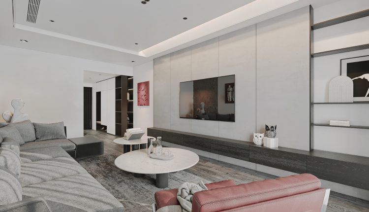 13284. 3D Living Room Interior Model Download by Gia Chanh