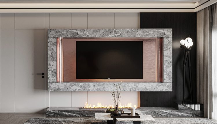 13292. 3D Interior Living Room Model For Free Download by Tran Dinh Dang