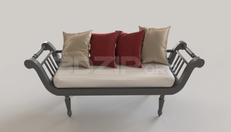 5204. Free 3D Bench Model Download