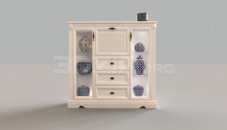 5207. Free 3D Wardrobe Model Download
