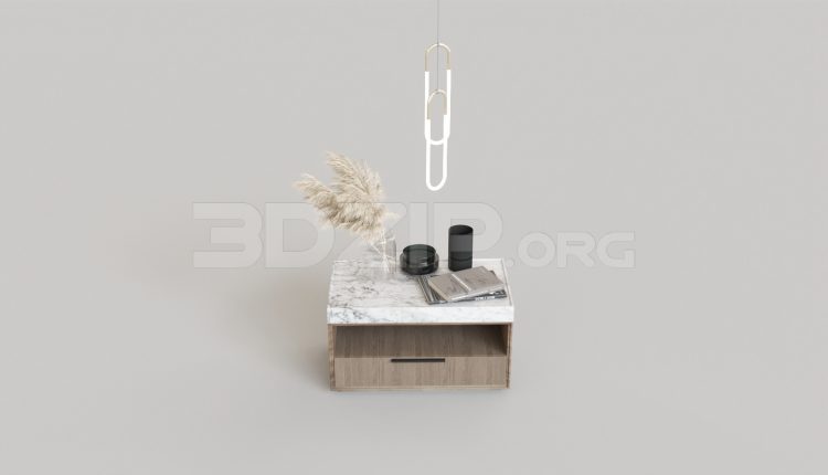 5230. Free 3D Decorative Set Model Download
