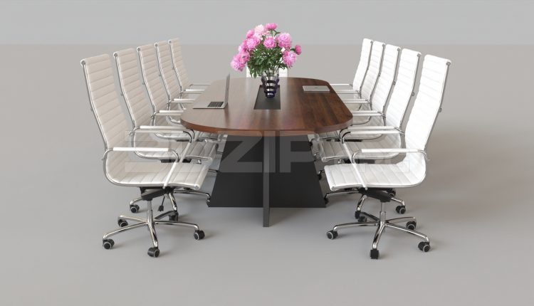 5272. Free 3D Conference Table Office Model Download (2)