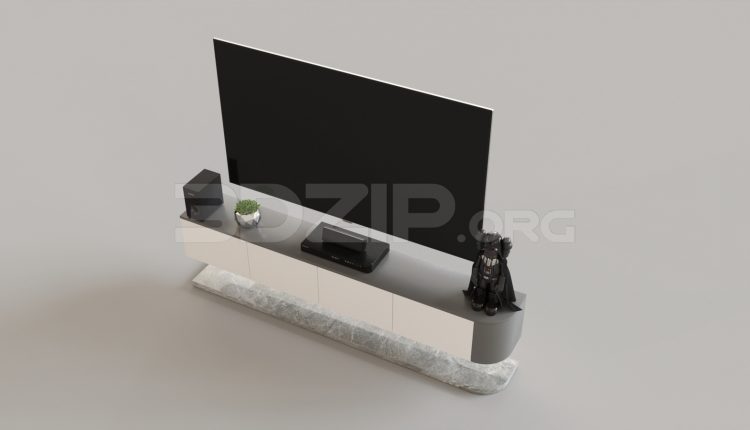 5279. Free 3D TV Cabinet Model Download