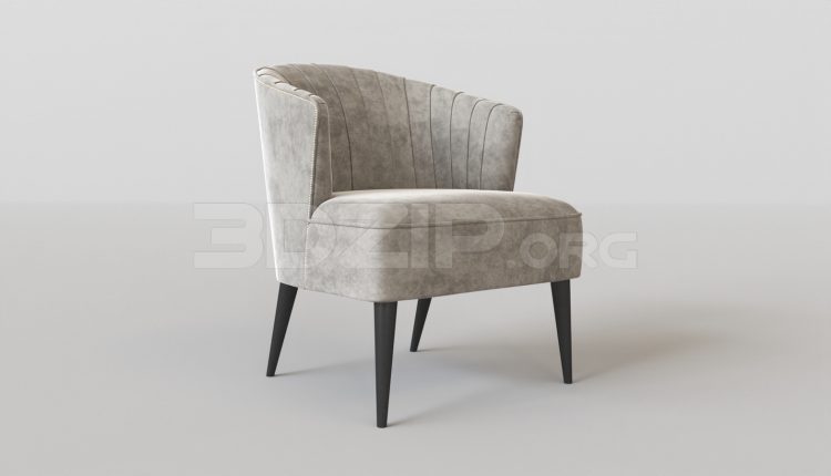 5291. Free 3D Armchair Model Download
