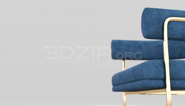 5300. Free 3D Armchair Model Download