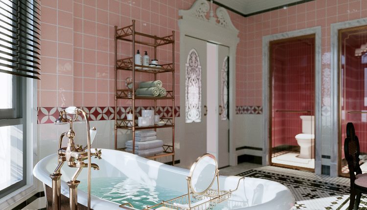 13315. Download Free 3D Bathroom Interior Model by Nguyen Quang Loi