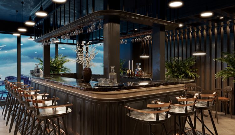 13324. Download Free 3D Restaurant Interior Model by Minh Hoang Vu