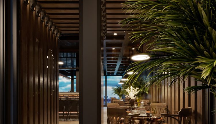 13324. Download Free 3D Restaurant Interior Model by Minh Hoang Vu