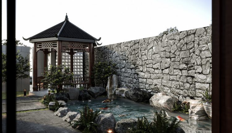 13329. Free 3D Garden House Exterior Model Download by Pham Bao Toan (7)