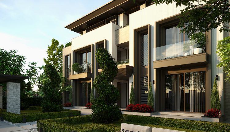 13338. 3D House Exterior Model Download By Quang Linh