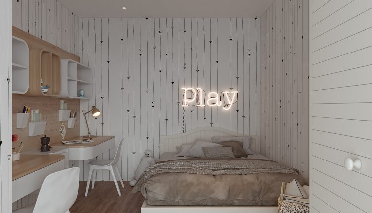 13341. Download Free 3D Children Room Interior Model by An