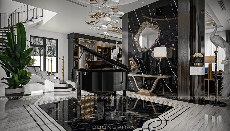 13345. 3D Living Room – Kitchen Interior Model Download by Phan Thanh Dương