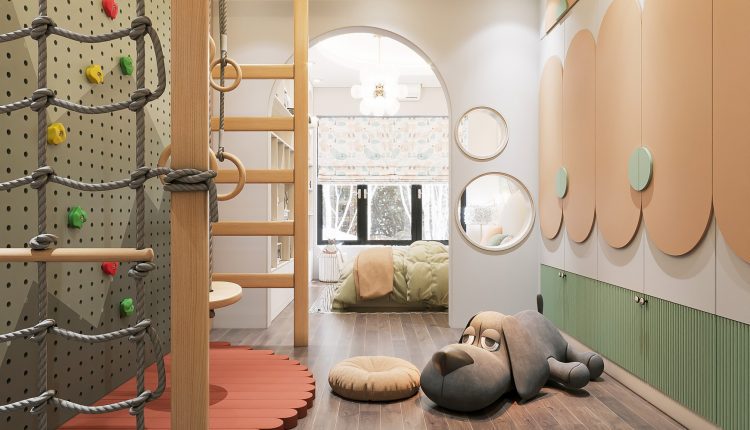 13353. Download Free 3D Children Room Interior Model by Nguyen Phan