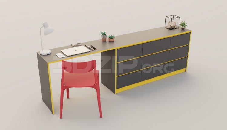 5332. Free 3D Table Work Model Download