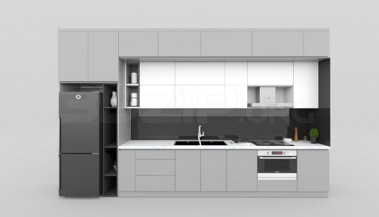 5384. Free 3D Kitchen Model Download