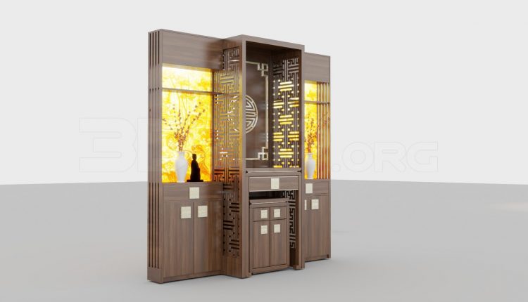 5404. Free 3D Altar Model Download