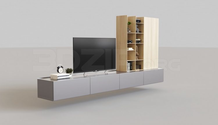 5420. Free 3D TV Cabinet Model Download