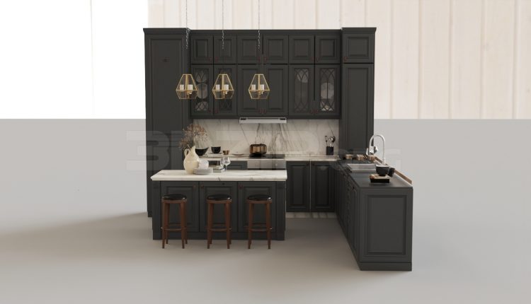 5448. Free 3D Kitchen Model Download