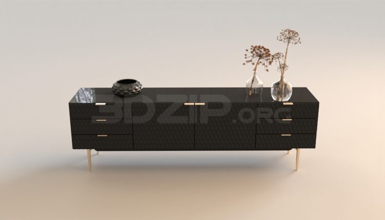 5449. Free 3D TV Cabinet Model Download (1)