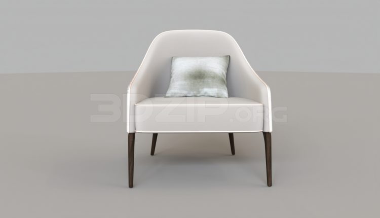 5473. Free 3D Armchair Model Download