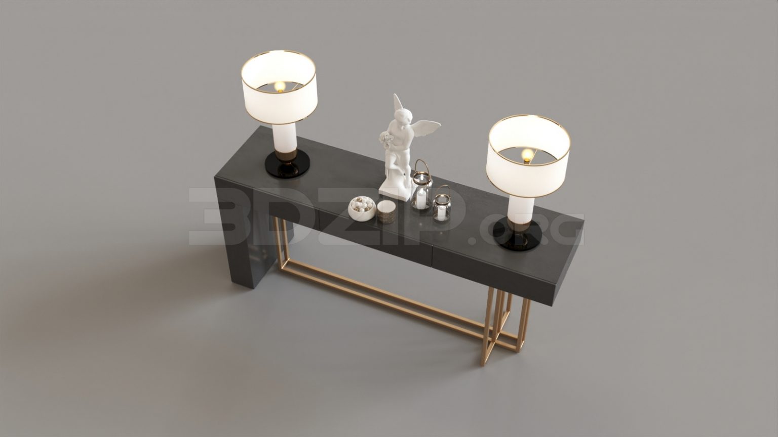 Model Console Table 5512. Free 3D Console Table Model Download