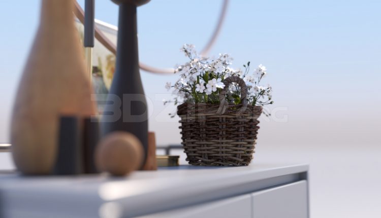 Free 3D Decorative Set Model