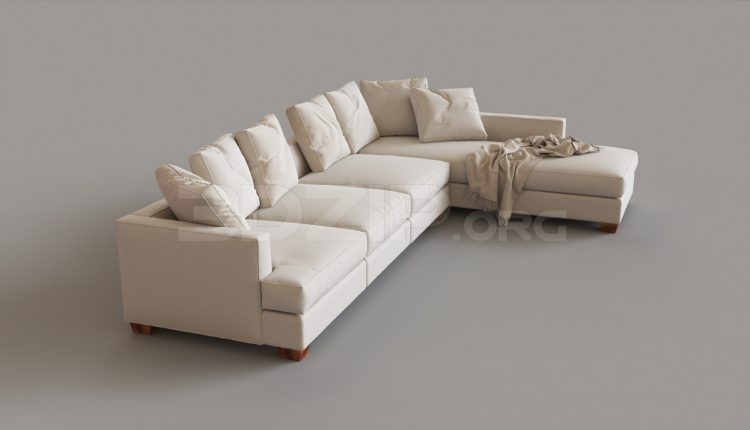 5565. Free 3D Sofa Model Download