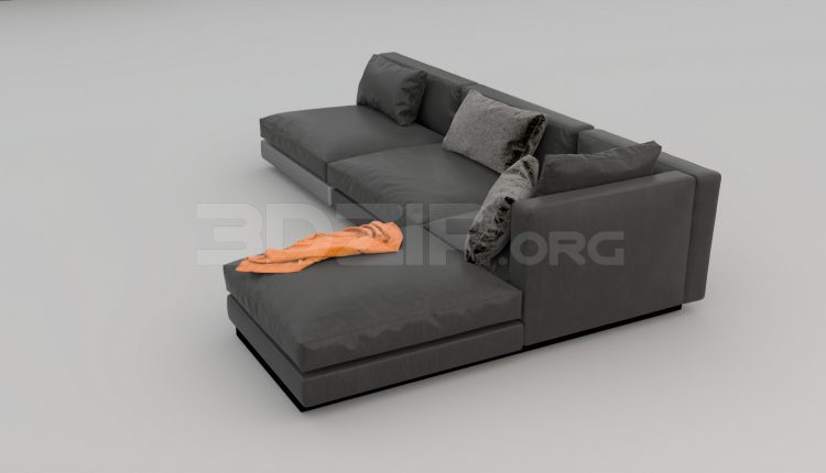 5577. Free 3D Sofa Model Download