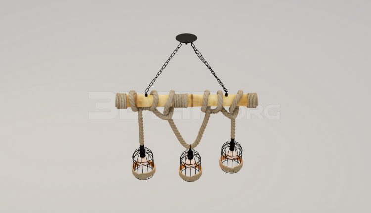 5580. Free 3D Ceiling Light Model Download