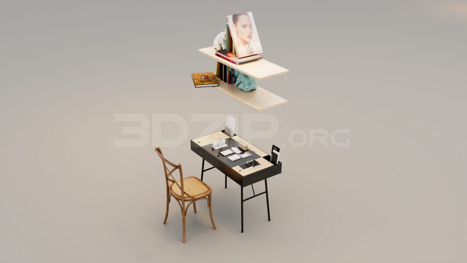 5582. Free 3D Desks Model Download