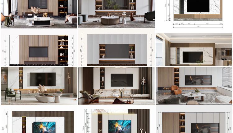 11310. Free Download TV wall image detail By Cgtips