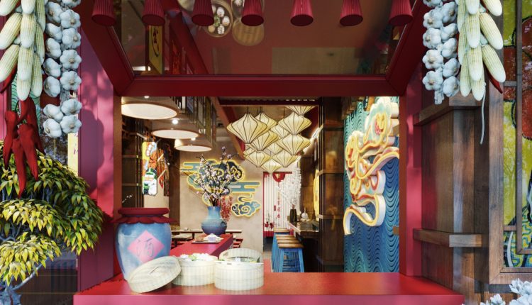 13364. Download Free 3D Restaurant Interior Model by Minh Hoang Vu