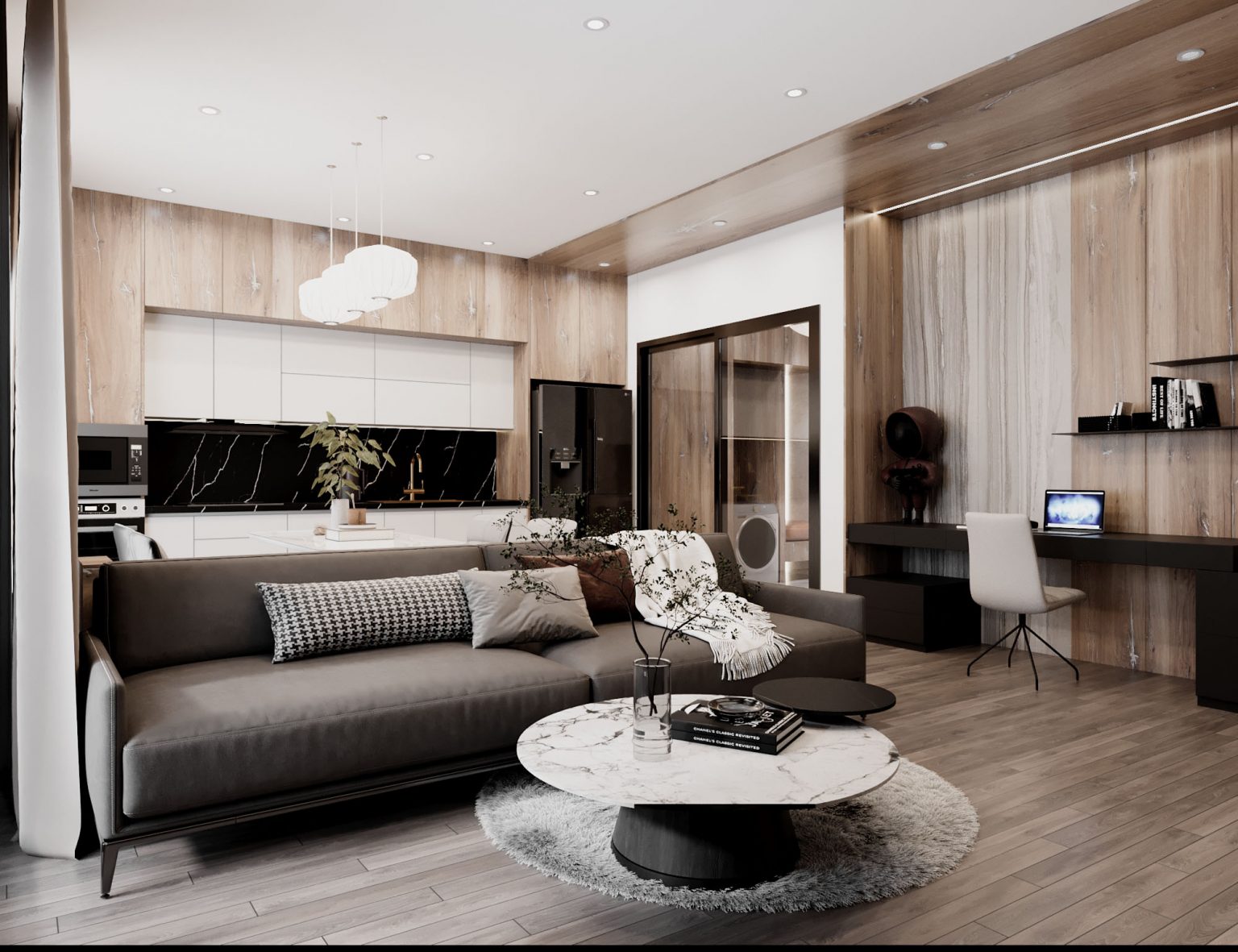 13369. 3D Interior Living Room Model For Free Download by Hai Vu