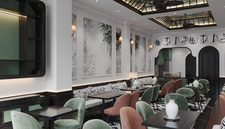 13382. Download Free 3D Restaurant Interior Model by Bui Khong Bay
