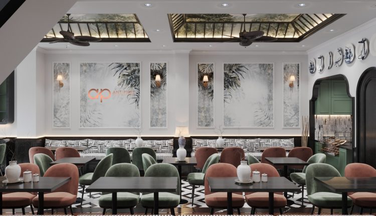 13382. Download Free 3D Restaurant Interior Model by Bui Khong Bay